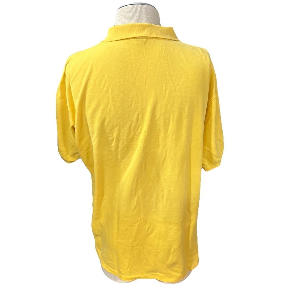 polo ralph lauren polo shirt XL Mens Vintage Yellow Short Sleeves - Picture 2 of 7